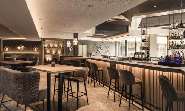 Blick auf die Neue Bar im Feuerstein.