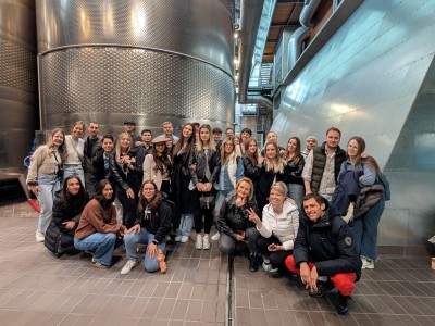 Il nostro team Feuerstein visita le cantine della cantina Rotari.