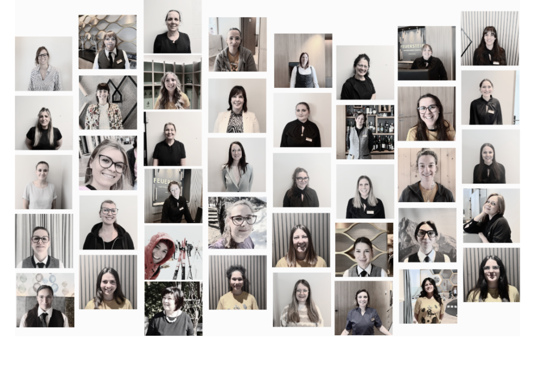 Hier sind Frauen unseres Feuerstein Teams die sich für den Internationalen Tag der Frau zeigen.