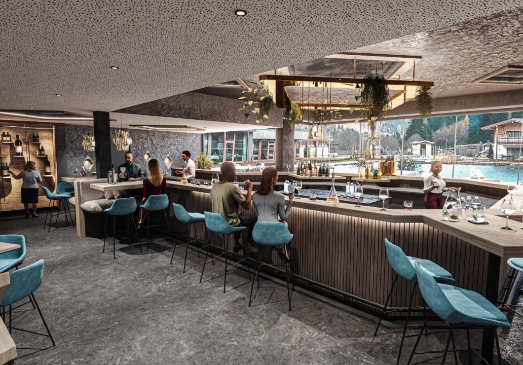 Rendering of the new bar – currently under construction.