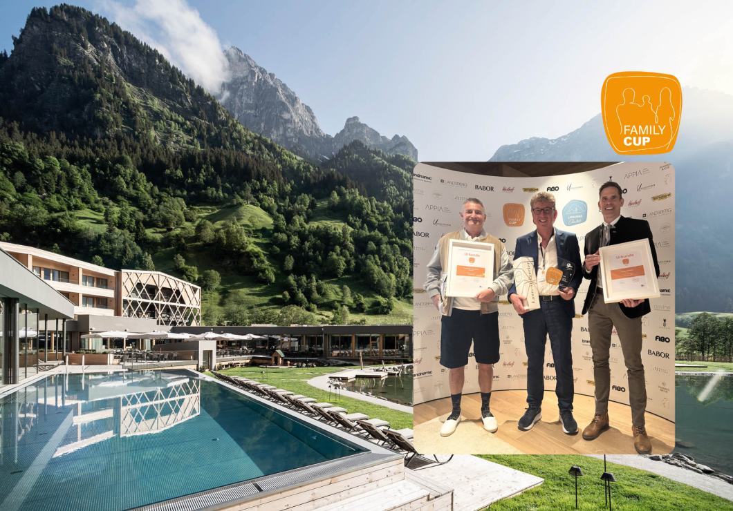 Peter riceve il suo premio.