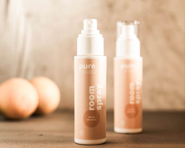 Spray per ambienti Orange di pure kids cosmetics by Feuerstein, nel Concept Store, Alto Adige