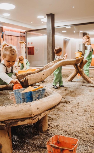 La stanza del fango al Family Hotel Feuerstein in Alto Adige