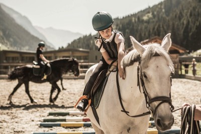 Children on a pony