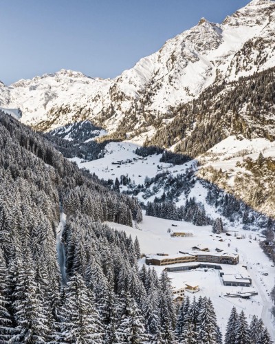 Pietra focaia nel Pflerschatl in inverno