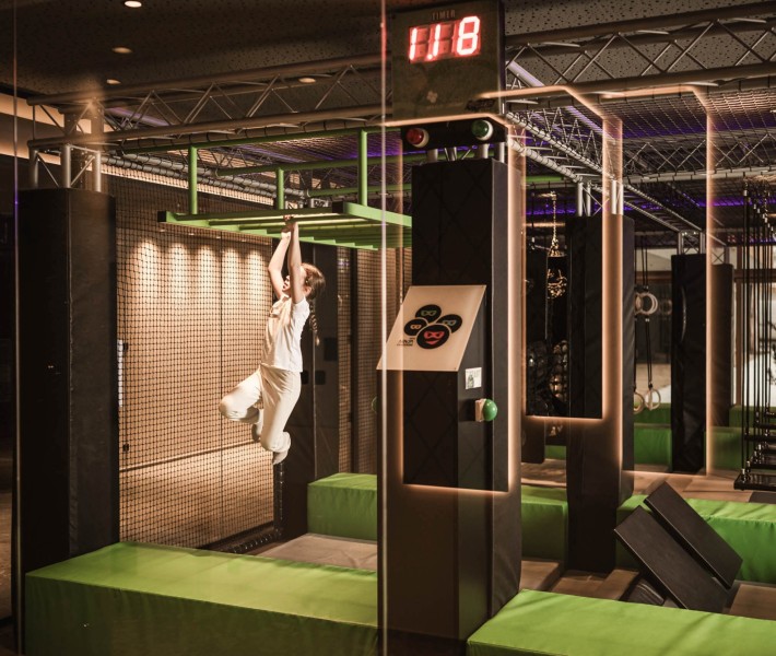 Percorso Ninja Warrior per bambini